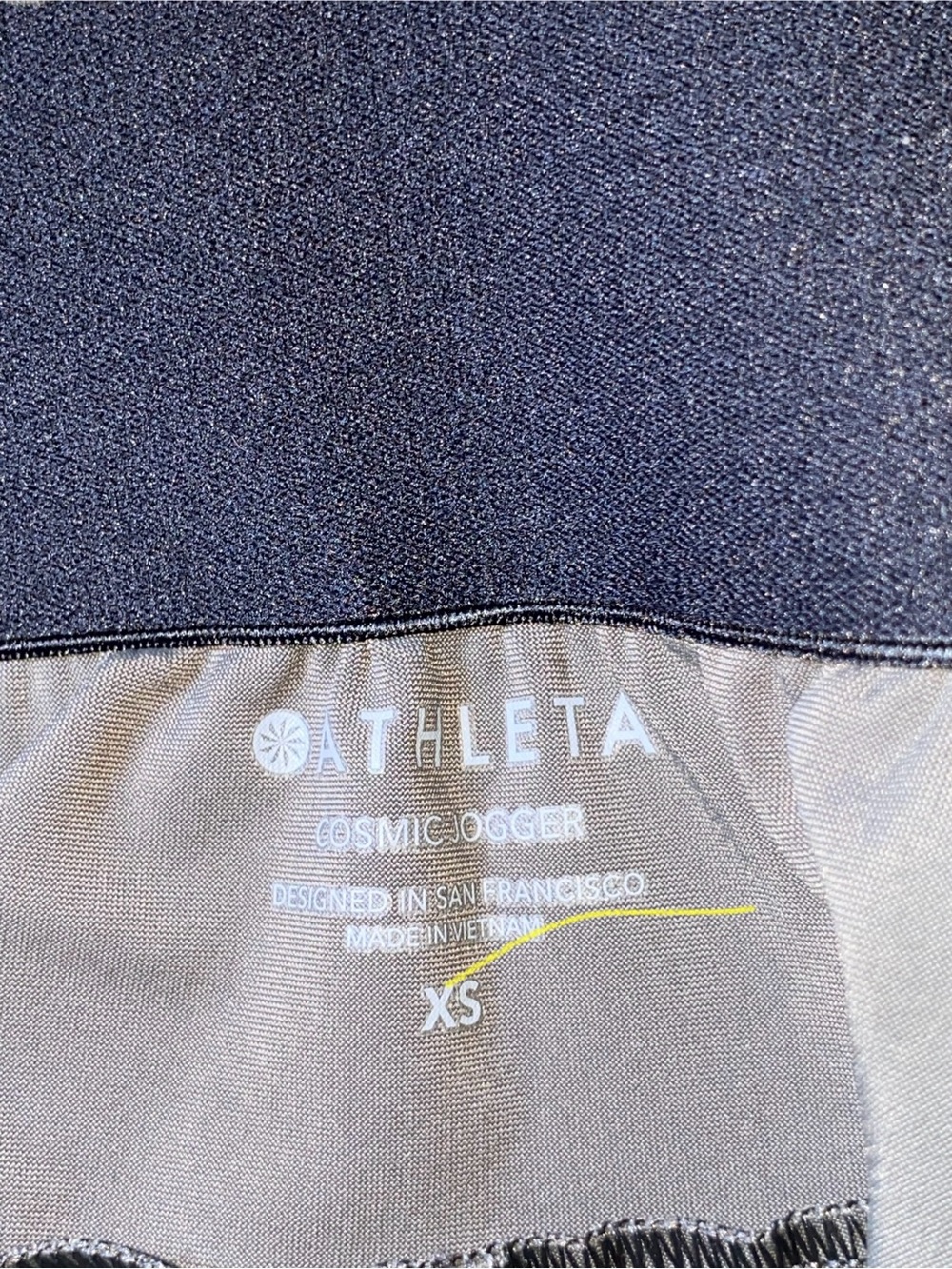 Athleta Cosmic Gray Jogger Pants - Womens High Rise Lightweight Zip Pocket - Picture 10 of 11